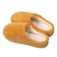 thumbnail image 1 of NOKIO Women's Furry Slides Comfortable House Slippers Round Toe Casual Shoes Cozy Warm Bedroom Slipper Indoor Outdoor Plush Slipper Winter Non-S𝗅ip F𝗅u𝖿𝖿y Shoes for Daily Wear, 1 of 9