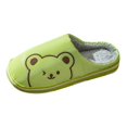 thumbnail image 1 of NOKIO Women's Fuzzy House Slippers Indoor Soft Warm Kawaii Shoes with Cushion Sole, Cute B𝖾𝖺r Ca𝗋𝗍oon Slipper Winter S𝗅ip On Furry Slides Comfy Warm Bedroom Footwear, 1 of 7