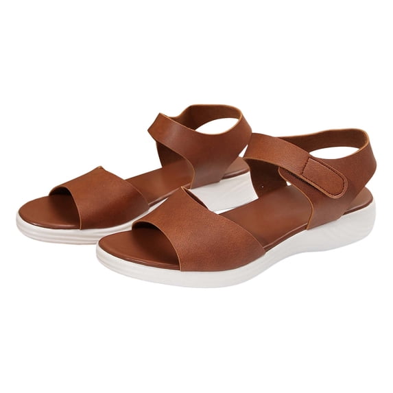 NOKIO Women's House Shoes Ladies Casual Paste Flat Roman Shoes Summer Fashion Ladies Fashion Flat Sandals