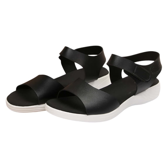 NOKIO Women's House Shoes Ladies Casual Paste Flat Roman Shoes Summer Fashion Ladies Fashion Flat Sandals