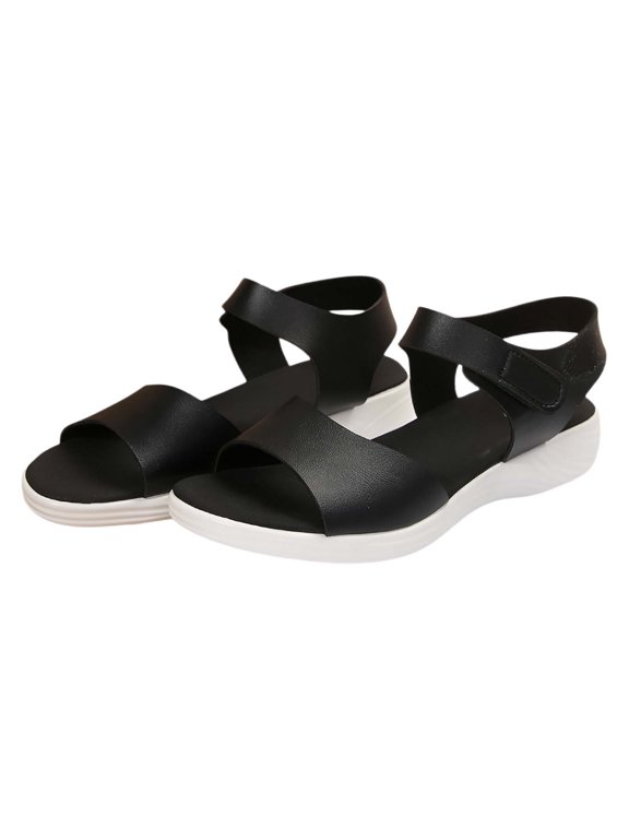 Women's House Shoes Ladies Casual Paste Flat Roman Shoes Summer Fashion Ladies Fashion Flat Sandals