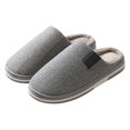 thumbnail image 1 of NOKIO Women's House Slippers Soft Plush Knitted Slides Cotton Indoor Outdoor Shoes with Non-S𝗅ip Sole, Memory F𝗈𝖺m Slide Warm Comfort Ladies Slipper for Home, Bedroom, Patio Use, 1 of 7