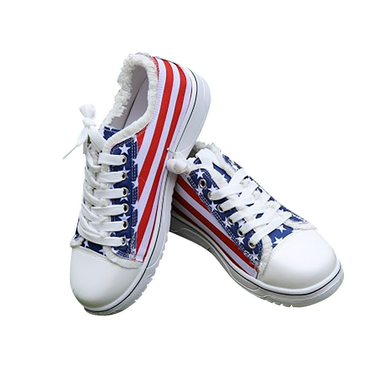 American flag canvas shoes on sale