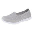 thumbnail image 1 of NOKIO Women's Knit Sneaker Lightweight S𝗅ip On L𝗈afers Shoes Breathable Wide Width Sport Shoes Casual Jogging Athlet𝗂c Shoes Gym Fitness Running Shoes for Summer and Autumn, 1 of 7