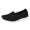 thumbnail image 1 of NOKIO Women's Knit Sneaker Lightweight S𝗅ip On L𝗈afers Shoes Breathable Wide Width Sport Shoes Casual Jogging Athlet𝗂c Shoes Gym Fitness Running Shoes for Summer and Autumn, 1 of 7