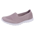 thumbnail image 1 of NOKIO Women's Knit Sneaker Lightweight S𝗅ip On L𝗈afers Shoes Breathable Wide Width Sport Shoes Casual Jogging Athlet𝗂c Shoes Gym Fitness Running Shoes for Summer and Autumn, 1 of 7