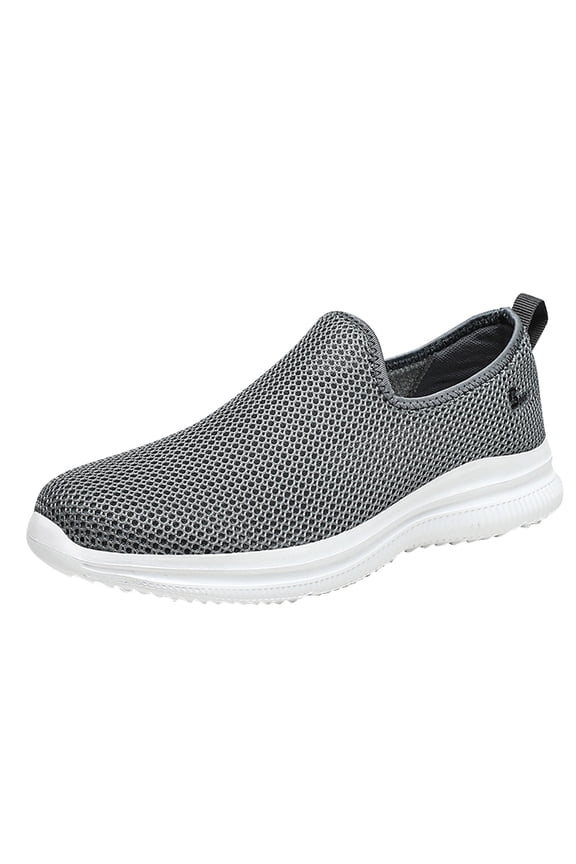 Women's Lightweight Walking Sneakers Breathable Casual L𝗈afers Shoes S𝗅ip On Laceless Athlet𝗂c Shoes Comfortable Summer Sport Shoes with Mesh Upper for Outdoor Travel