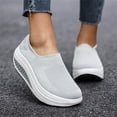 thumbnail image 1 of NOKIO Women's Mesh Sport Slip-on Shoes, Non Slip Good Arch Breathable Lightweight Casual Sock Sneaker Nurse Shoes Fashionand Comfortable Lightweight Women's Sneakers Platform Shoes, 1 of 9