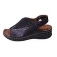 thumbnail image 1 of NOKIO Women's Nonslip Shoes Ladies Casual Paste Slope Bottom Roman Shoes Summer Fashion Ladies Wedges Sandals, 1 of 8