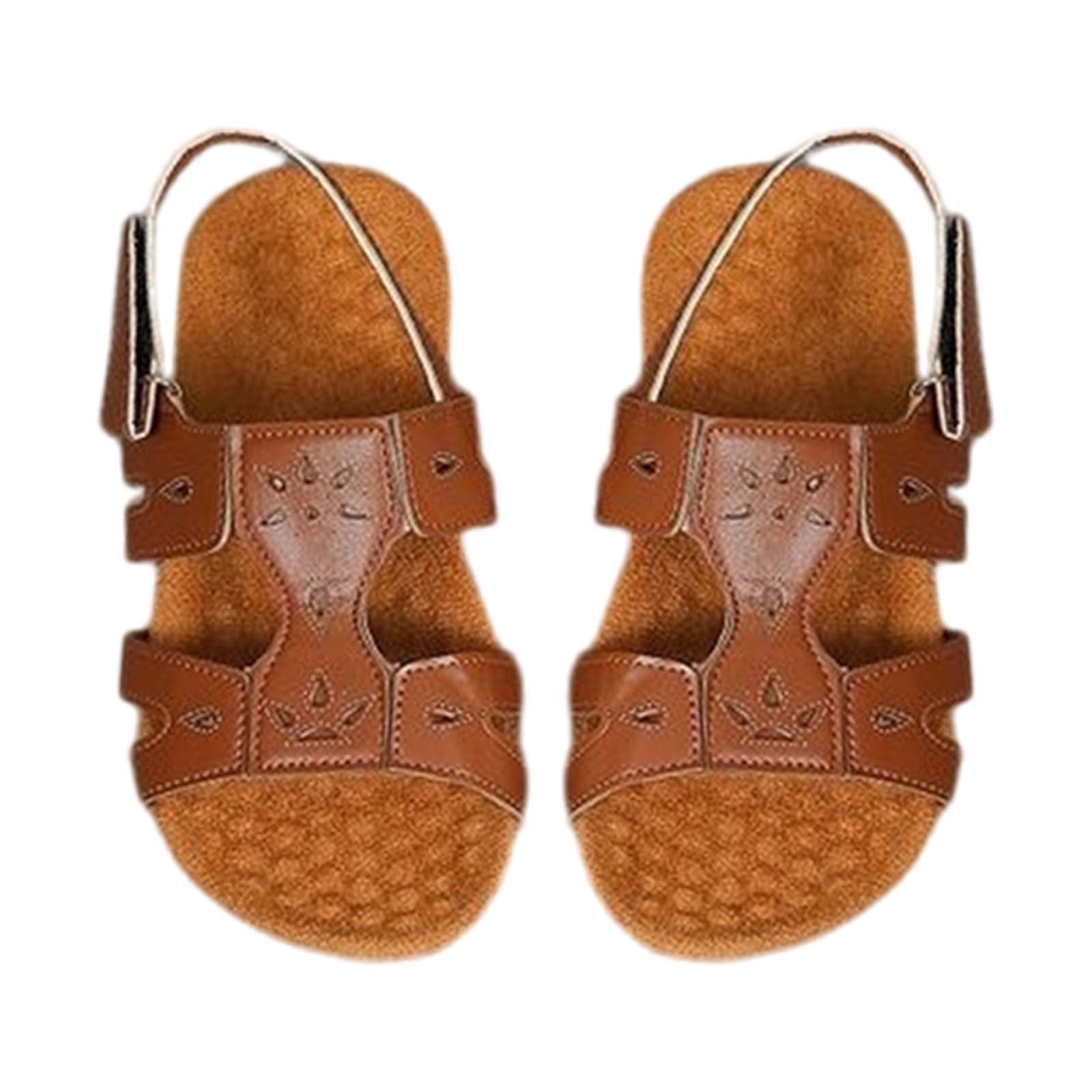 靴 CLANE OPEN TOE SABO NOKIO Women's Open Toe Shoes Ladies Casual Paste Flat Roman Shoes