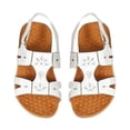 thumbnail image 1 of NOKIO Women's Open Toe Shoes Ladies Casual Paste Flat Roman Shoes Summer Fashion Ladies Arch Support Sandals, 1 of 8