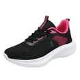 thumbnail image 1 of NOKIO Women's Shoes Walking Lightweight Tennis Fashion Sneakers Sports Workout Gym Shoes for Running Ladies Fashion Shoes Sneakers Flat Breathable Thin Mesh Running Sneakers, 1 of 8