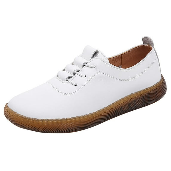 NOKIO Women's Slip On Lace Up Two Wear Casual Shoes Women's Comfortable Dressy Slip-on Loafers Business Casual Work Shoes Office Women's Dressy Casual Slip-on Penny Loafers