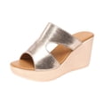 thumbnail image 1 of NOKIO Women's Slip-On Platform Wedge High Heel Sandals Comfortable and Soft Fashion Open Toe Slippers Casual Outdoor Shoes, 1 of 9