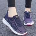 thumbnail image 1 of NOKIO Women's Soft Sole Running Shose With Breathable Mesh Lightweight Walking Sneakers Fashion Casual Knit Tennis Shoes Comfortable Non-S𝗅ip Athlet𝗂c Shoes for Daily Fitness Workout Training, 1 of 9