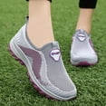 thumbnail image 1 of NOKIO Women's Walking Shoes Lightweight Breathable Flying Woven Mesh Upper Casual Jogging Shoes Ladies Tennis Shoes Workout Footwear Fashion Summer Women Sports Shoes, 1 of 6