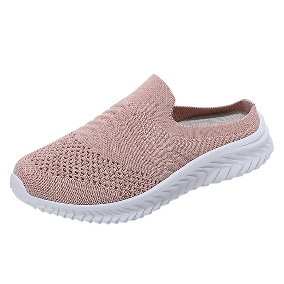 NOKIO Womens Breathable Mesh Walking Mules Sneakers Tennis Shoes Womens Wide Width Men's Casual Dress Shoes Wedge Sneakers Steel Toe Tennis Shoe Trainers Shoe