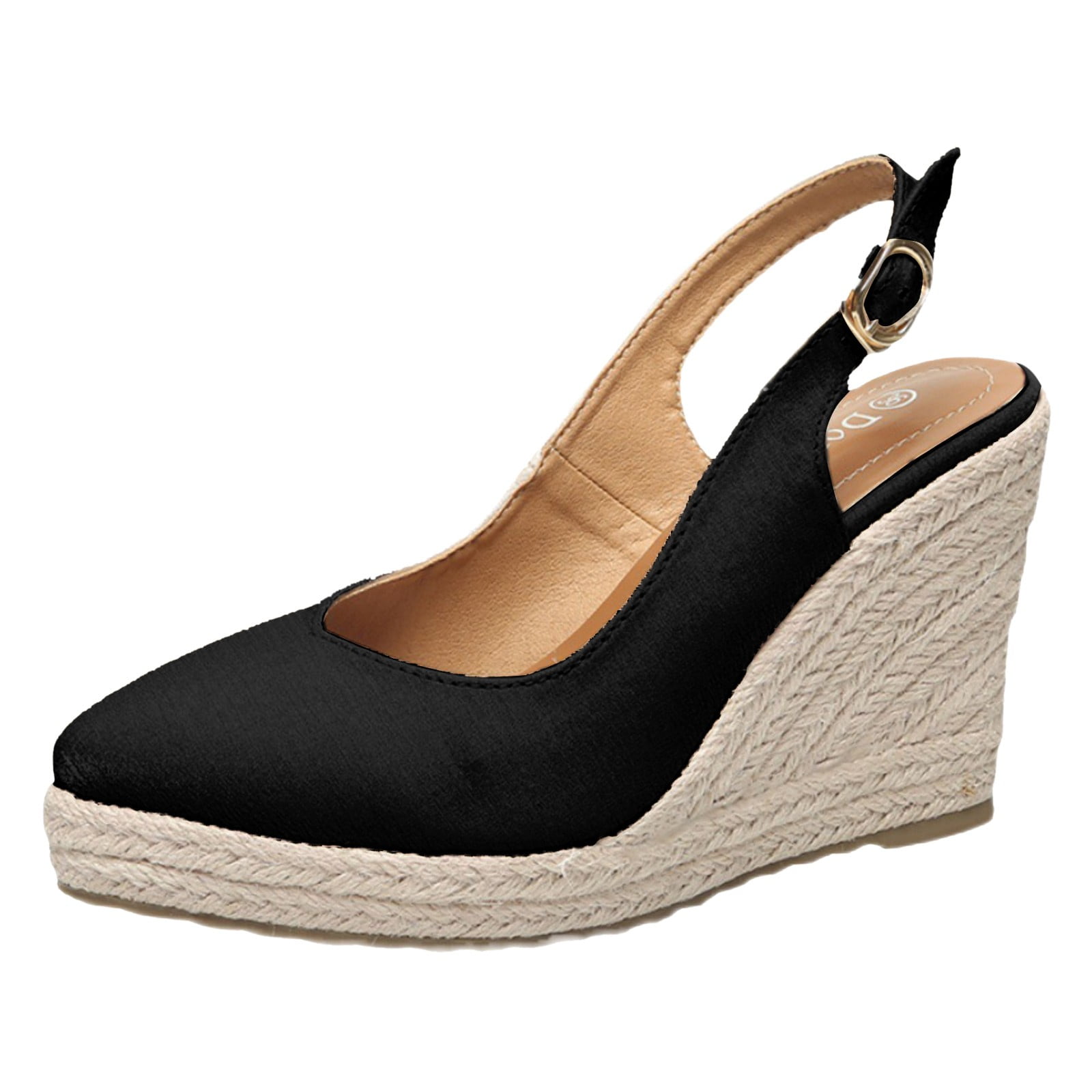 Womens Sandals Shoes Wedge Strappy Heels Espadrilles Platform main image 0