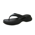 thumbnail image 1 of NOKIO Womens Platform Sandals with Arch Support Woman Comfort Lightweight Ultra Cushion EVA Slides Women's Fashionable High End Thong Slippers Versatile Thick Soled Slippers For Outer Wear, 1 of 2