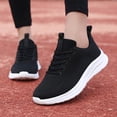 thumbnail image 1 of NOKIO Womens Slip On Sneakers Women Walking Tennis Shoes Lightweight Casual Sneakers for Gym Travel Work Women's Leisure Lace Up Travel Soft Sole Comfortable Mesh Shoes Sports Breathable Sneakers, 1 of 8