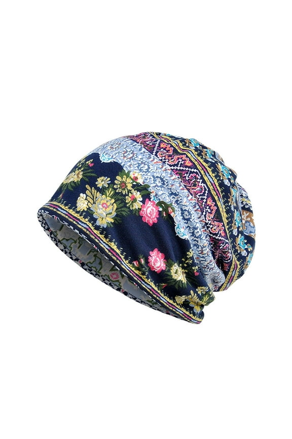 Womens Slouchy Beanie Cotton Chemo Caps Cancer Headwear Hats Turban Women's Slouchy Beanie Hat Cute Turban Hats Cancer Headwear Caps Baggy Skull Sleep Scarf