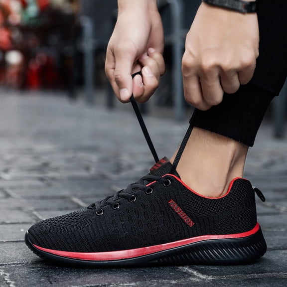 NOKIO Womens Tennis Shoes Comfort Lightweight Sneakers Walking Athletic Shoes Breathable Outdoor Sneakers Couples Lace Up Runing Shoes Men Women Sports Mesh Women's Sneakers