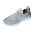 thumbnail image 1 of NOKIO Womens Tennis Shoes S𝗅ip On Laceless Trainers Shoes Non S𝗅ip Running Sneakers Gym Workout Comfortable Wide Width Sport Shoes Athlet𝗂c Bowling Shoes Fashion Lightweight Walking Shoes, 1 of 6