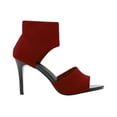 thumbnail image 1 of NOKIO Womens Toe Stiletto Heeled Sandals Breathable Knitted Upper Open Toe High Heels For Dressy Summer Shoes High Heels Open Toe Heels Ankle Strap Heeled Sandals Wedding Dress Shoes, 1 of 3