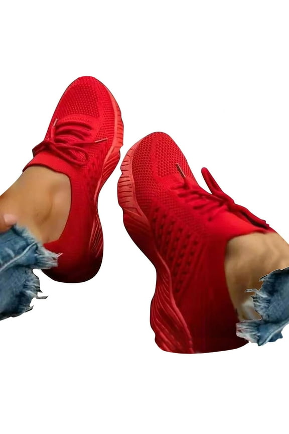 Womens Walking Shoes Slip On Lightweight Memory Foam Cheer Sneakers for Tennis Gym Running Workout Yoga Women's Lace Up Platform Large Size Womens Hands Free Sneakers