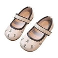 thumbnail image 1 of NOKIO Youth Leather Princess Ballet Flats Girls' Leather Princess Shoes Little Kid Big Kid Girl's Dress Mary Jane Ballet Flower Girl Wedding Party Ballerina Flat School Shoes, 1 of 7