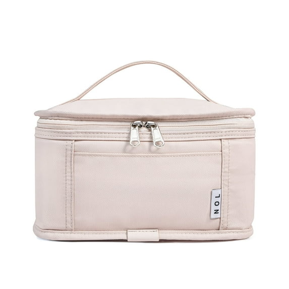 NOL Natural Organic Lifestyle Small Lunch Bag Mini Lunch Box Insulated Lunch Bag for Men/Women Leakproof Cooler Tote Bag Lightweight Nylon Waterproof Lunch Box For Work, Cream