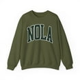 thumbnail image 1 of NOLA New Orleans Louisiana Sweatshirt Gifts Crew Neck Shirt Long Sleeve, 1 of 7
