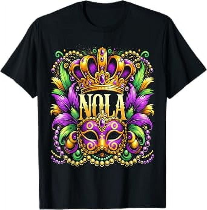 Nola Smocked Mardi Gras Tshirt main image 1