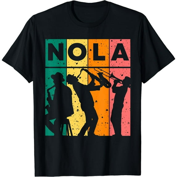 NOLA New Orleans Mardi Gras Jazz Carnival 2024 Festival T-Shirt New Orleans Shirt, Mardi Gras Festival, Mardi Gras Krewe