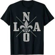NOLA New Orleans Vintage Pride T-Shirt Black