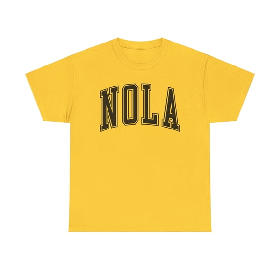 NOLA Shirt Gifts Tshirt Crew Neck Short Sleeve