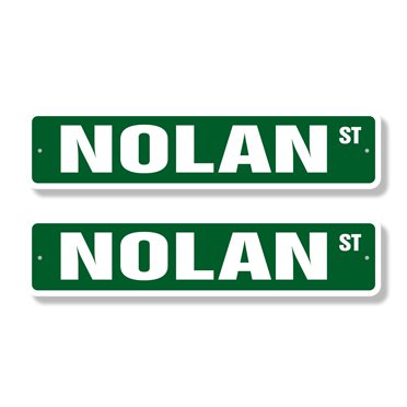 Autobahn European Street Aluminum Sign - 6 X 24 Inches - Vintage Metal Sign