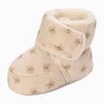 thumbnail image 1 of NOLDARES Baby Booties Infant Newborn Boys Girls Slippers Warm Crib Sock Shoes Indoor First Walker Prewalker(Beige,2), 1 of 9