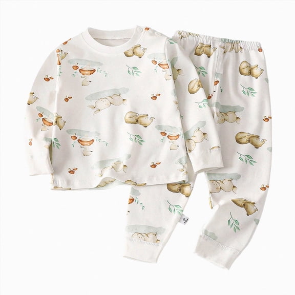 NOLDARES Baby Boy Clothes Toddler Sweatsuit Fall Winter Outfits Set Wrinkle-Resistant,Shape-Retaining,Warm and Comfortable Long Sleeve and Pants Set.(M259-Khaki)
