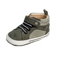 thumbnail image 1 of NOLDARES Baby Girls Boys Shoes Soft Anti-Slip Sole First Walkers Unisex Sneaker(Green,0-6 Months), 1 of 7