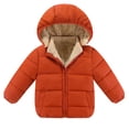 thumbnail image 1 of NOLDARES Baby Girls Boys' Winter Jackets With Hooded Toddler Cotton Dress Warm Coat Outer Clothing(Khaki,12-18 Months), 1 of 3