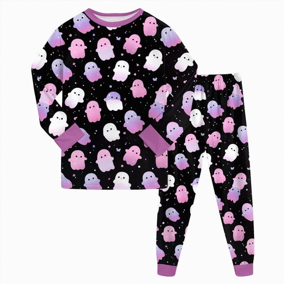 NOLDARES Baby and Kids' Sibling Matching Halloween and Holiday Funny Prints Pajama Sets