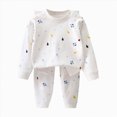 thumbnail image 1 of NOLDARES Boys' Cartoon Car Printed Long Sleeve Pajama Set 2-Piece Winter Soft Cozy Kids Sleepwear Loungewear 6-12 Months 12-24 Months 2t 3t 4t 5t 6t 7t 8t 9t Children,Beige,9-12 M, 1 of 5