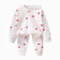 thumbnail image 1 of NOLDARES Boys' Cartoon Car Printed Long Sleeve Pajama Set 2-Piece Winter Soft Cozy Kids Sleepwear Loungewear 6-12 Months 12-24 Months 2t 3t 4t 5t 6t 7t 8t 9t Children,Red,3-4 Y, 1 of 5