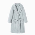 thumbnail image 1 of NOLDARES Boys Girls Towel Robe Soft Terry Cloth Kimono Bathrobes Sleepwear for Kids,Light Blue,15-17 Y, 1 of 7