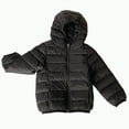 thumbnail image 1 of NOLDARES Boys' Heavyweight Winter Puffer Coat with Sherpa-Lined Hood and Chest Pockets Thick Coats for Kids(Black,12-14 Years), 1 of 4