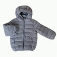 thumbnail image 1 of NOLDARES Boys' Heavyweight Winter Puffer Coat with Sherpa-Lined Hood and Chest Pockets Thick Coats for Kids(Blue,4-6Years), 1 of 4
