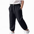 thumbnail image 1 of NOLDARES Boys Jogger Sweatpants with Pockets, Soft & Comfortable , Outdoor Collection(Black,11-12 Years), 1 of 7