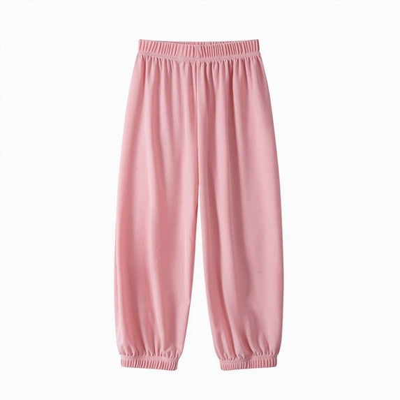 NOLDARES Boys Joggers Pants Outdoor Youth Quick Dry Hiking Pants Lightweight Athletic Pants with Pockets(Pink,7-8 Years)