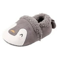 thumbnail image 1 of NOLDARES Boys Slippers Indoor House Slippers Bedroom Dinosaur Soft Warm Boys House Shoes with Memory Foam(Grey,13), 1 of 7